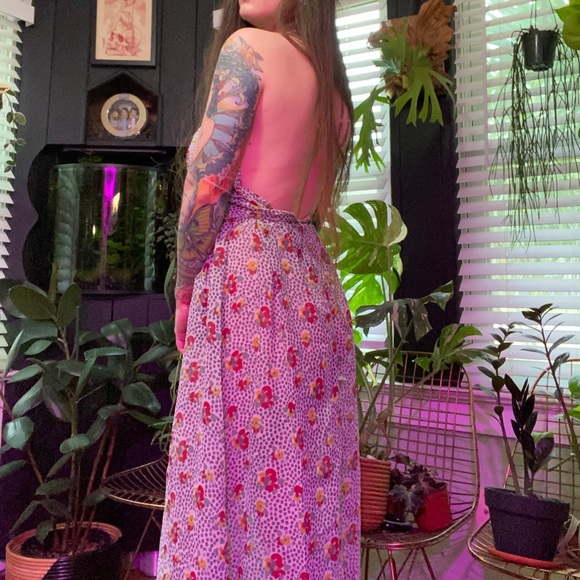 Vintage Woodstock Maxi Dress - Picture 6 of 8